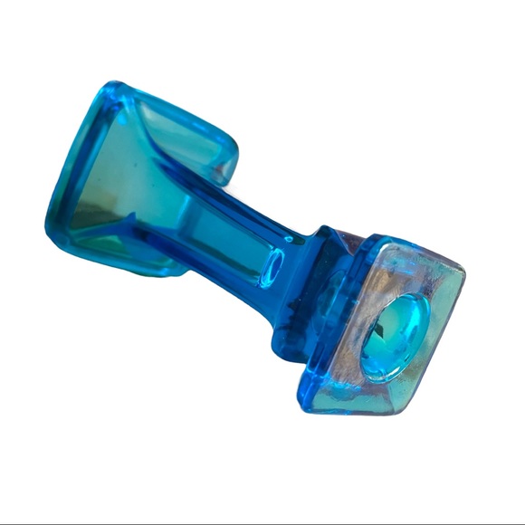 Jeannette Glass Company Blue Glass Candlestick - Picture 4 of 5